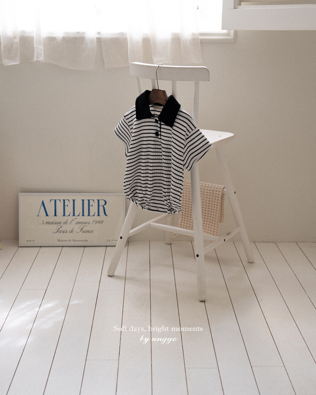韓國童裝 26夏| AG33 (bebe) Kit-Kat Romper (3-12m)