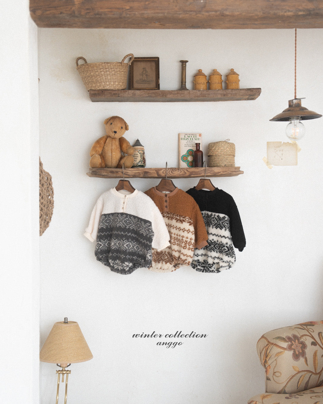 \限時預購/ 韓國童裝  AG25209 Baby Pecan Romper