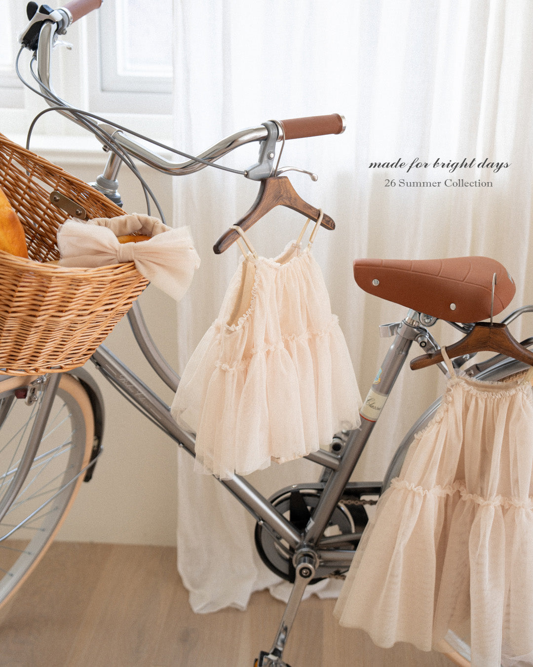 韓國童裝 26夏| AG36 (bebe) Earl Grey Romper (3-12m)