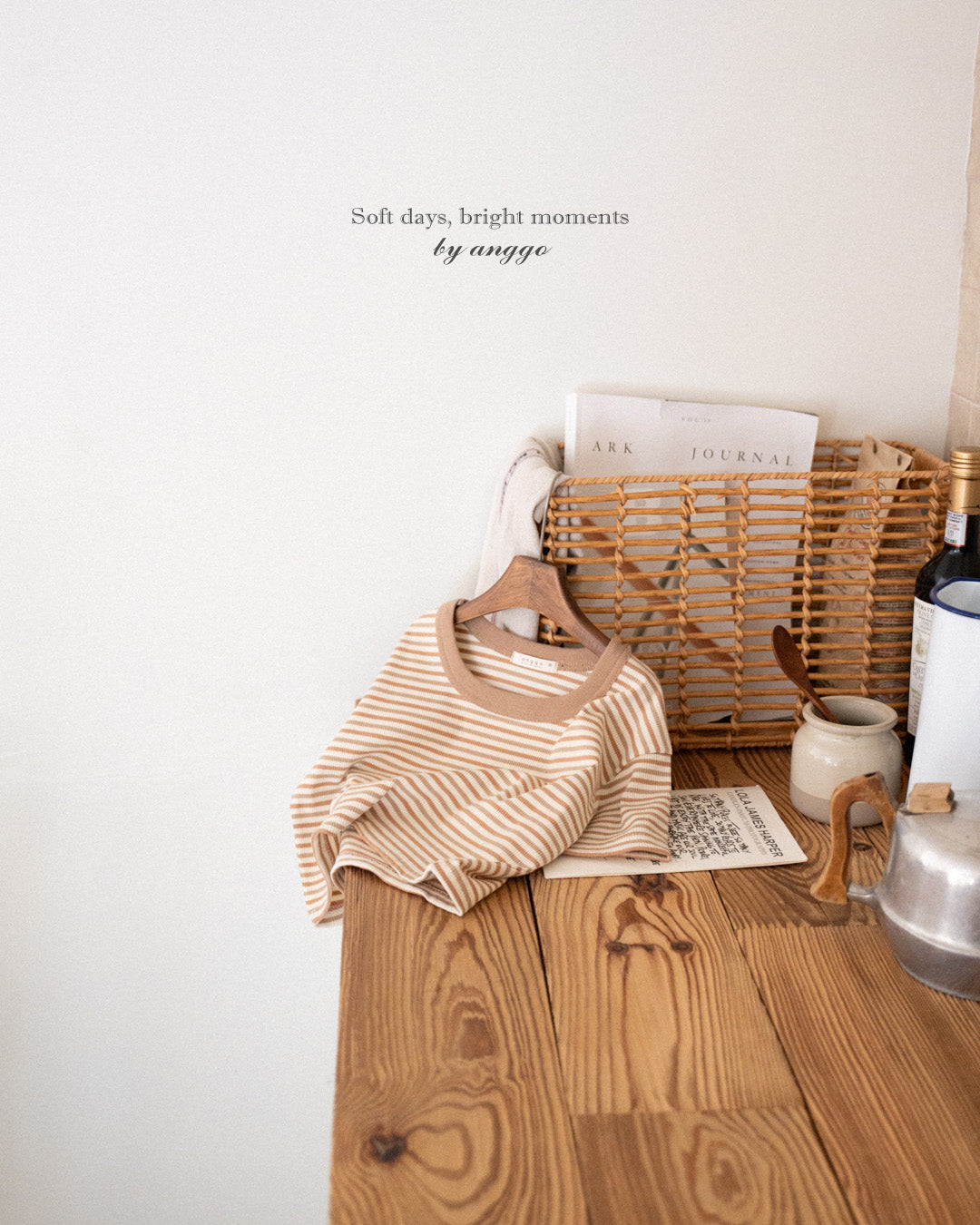 韓國童裝 26夏| AG01 Wafer T-shirt (80-120cm)