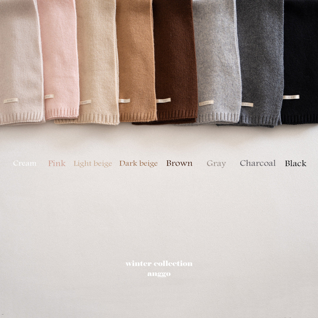 \限時預購/ 韓國童裝  AG25240  Anggo Knitwear muffler