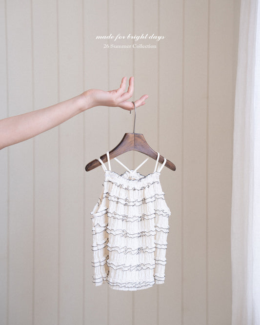 韓國童裝 26夏| AG11 Cake Sleeveless shirt (80-120cm)