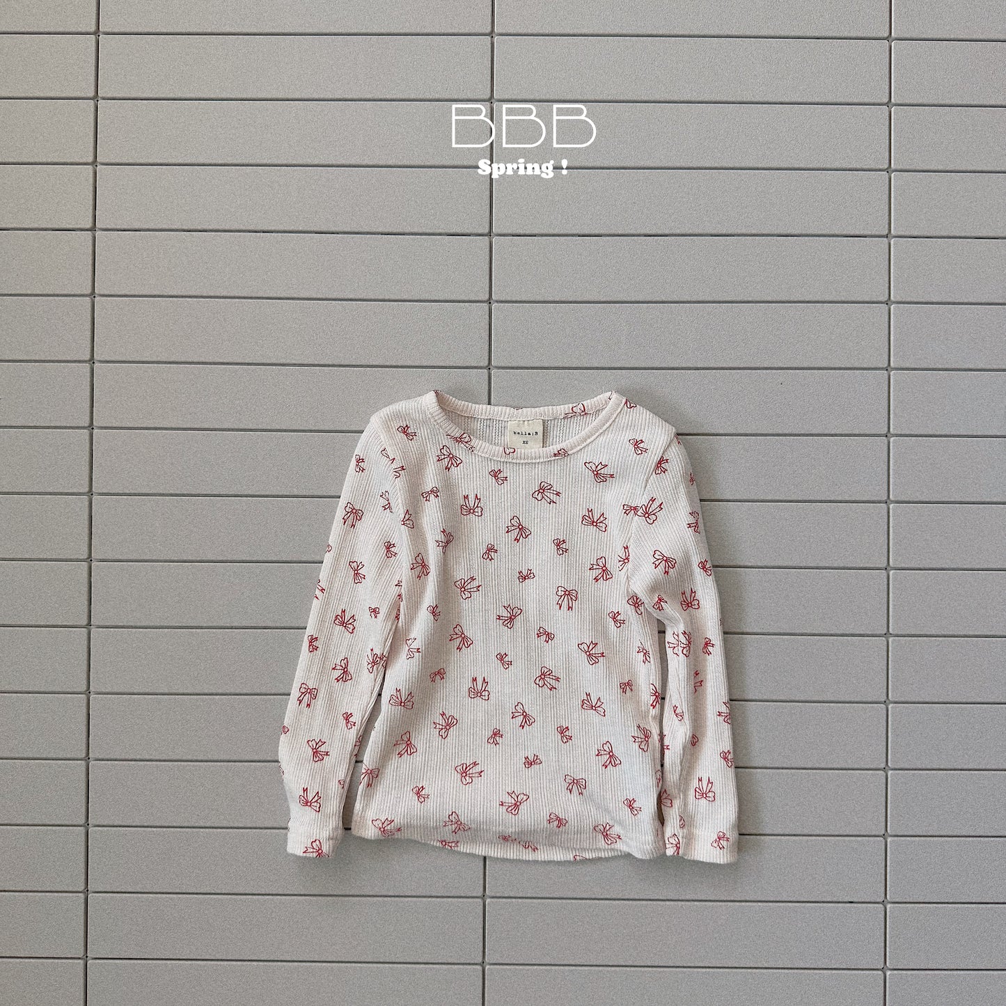 韓國童裝 26春 | BB07 Bebe Spring Floral Basic T-shirt (70-110cm)