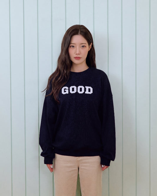 韓國童裝 26秋| OT02GOOD Sweatshirt Adult 上衣