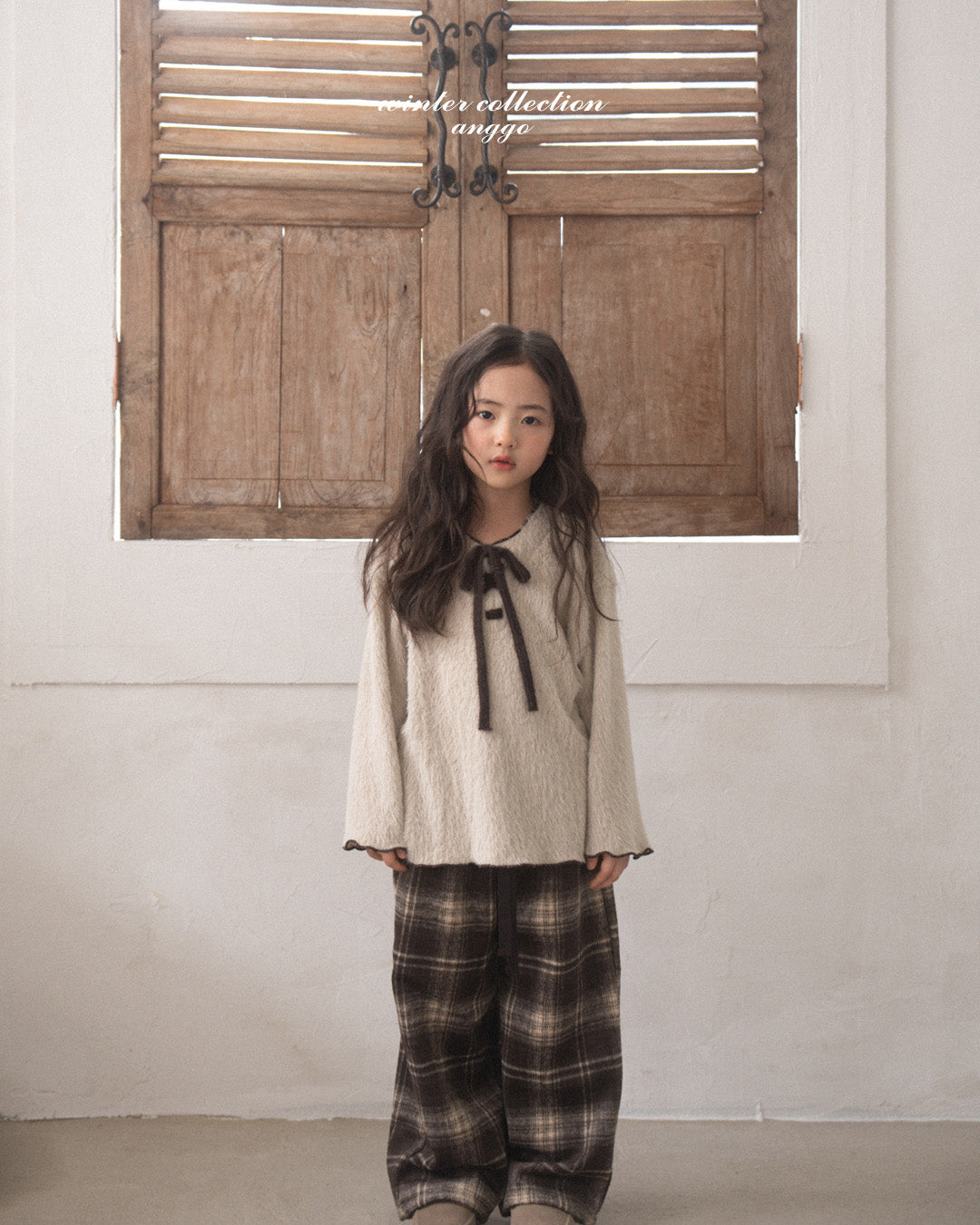 \限時預購/ 韓國童裝  AG25215 Chex Pants