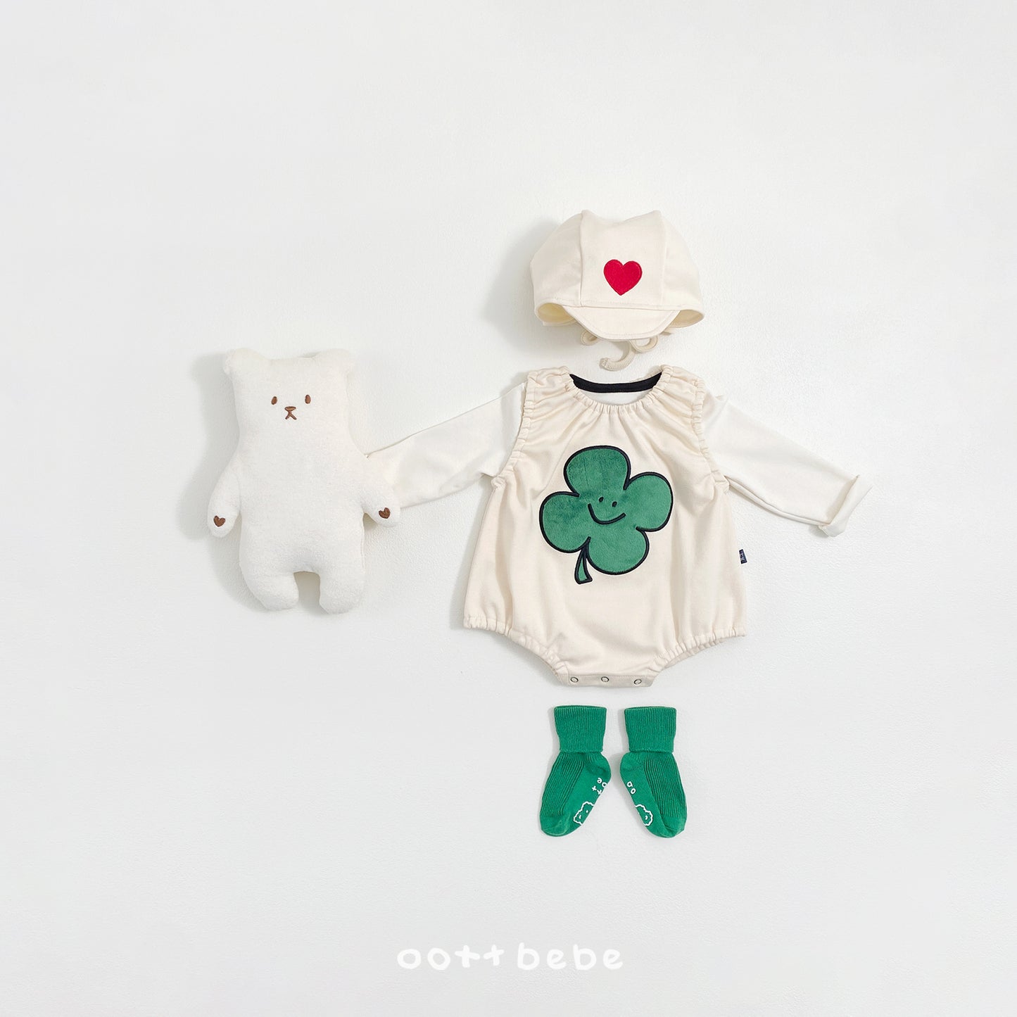韓國童裝 26SS | OT40 Lucky Friends Baby Suit (55-75cm)