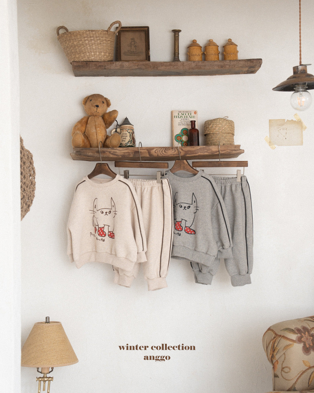 \限時預購/ 韓國童裝  AG25220 Line Sweatshirt