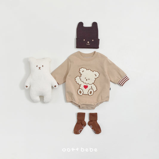 韓國童裝 26SS | OT26 oott Bear Baby Suit (55-75cm)
