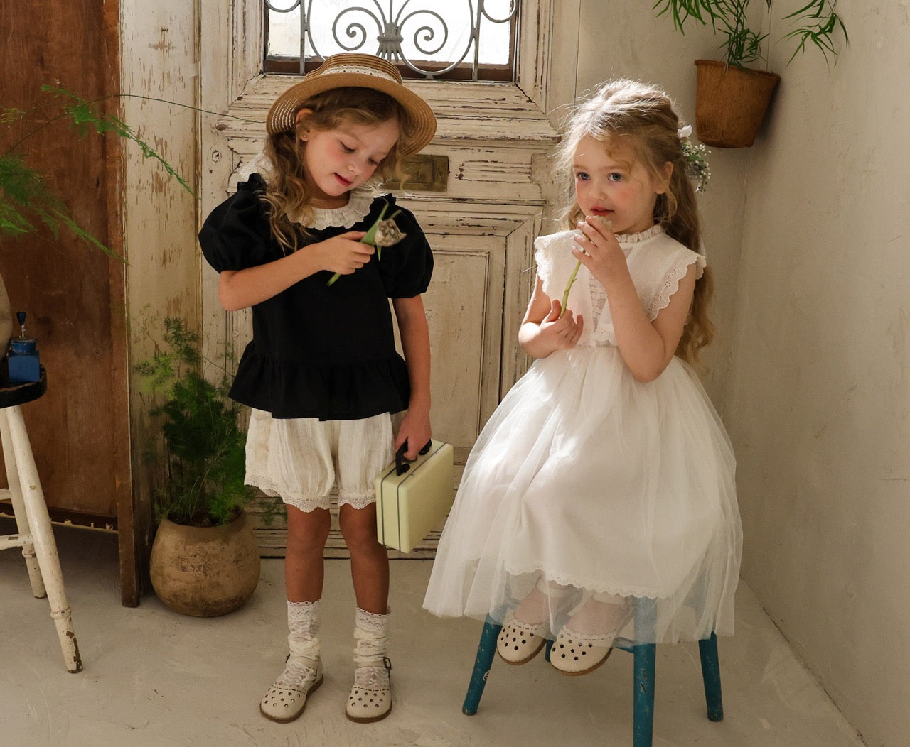 韓國童裝 26夏| FU01 Rennes Blouse 蕾絲襯衫 (90-140cm)