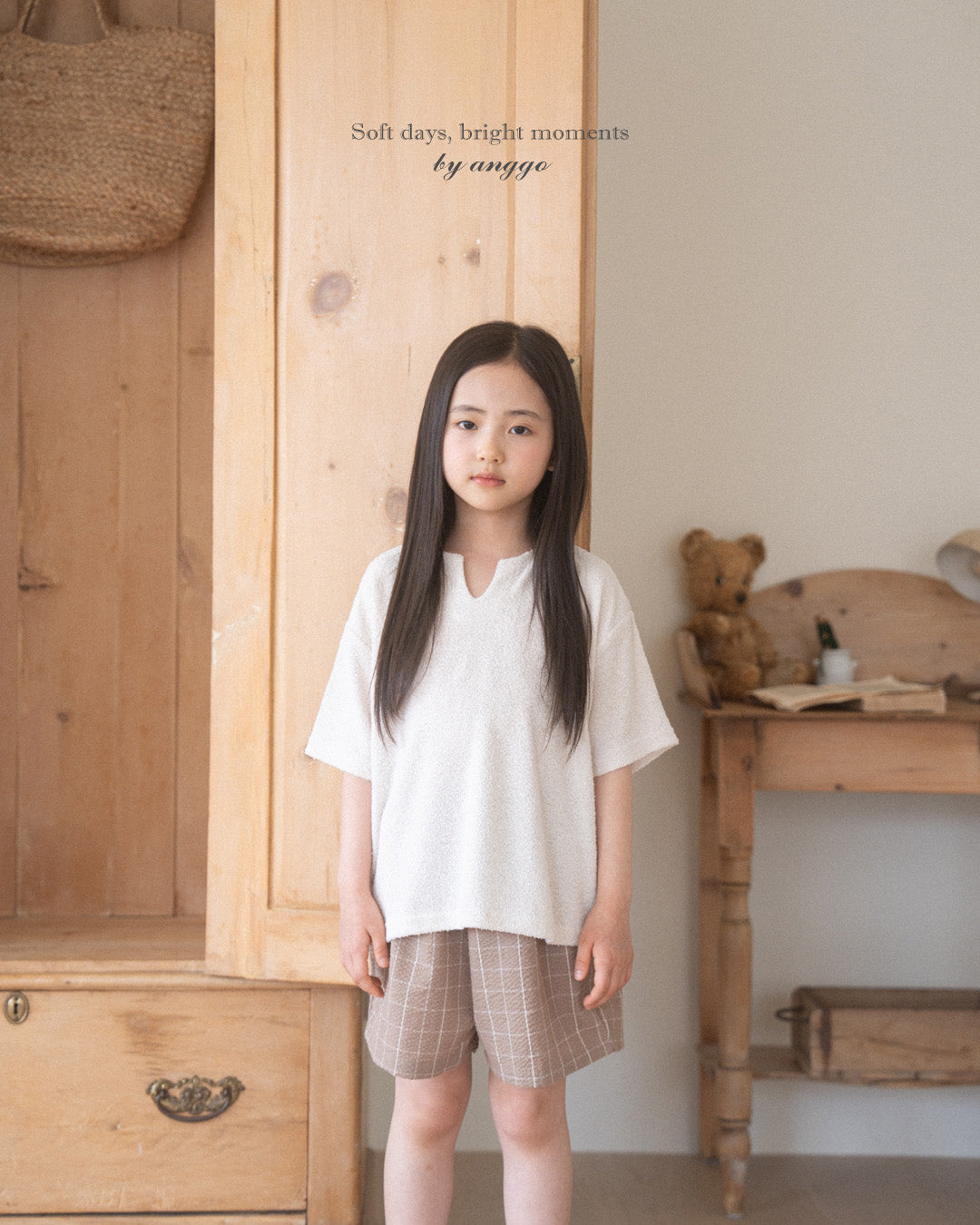 韓國童裝 26夏| AG07 Scone T-shirt (80-120cm)