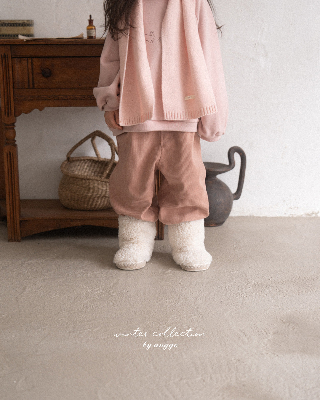 \限時預購/ 韓國童裝  AG25216 Croissant Pants