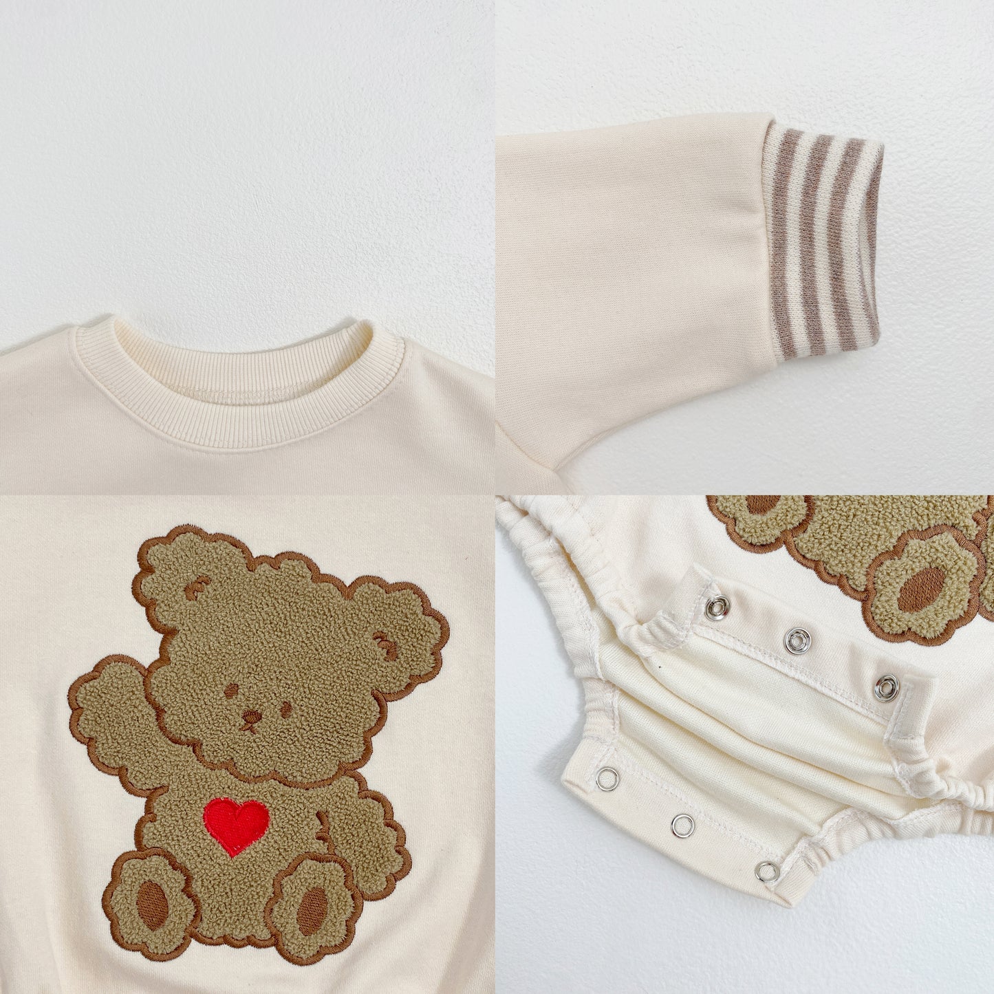 韓國童裝 26SS | OT26 oott Bear Baby Suit (55-75cm)
