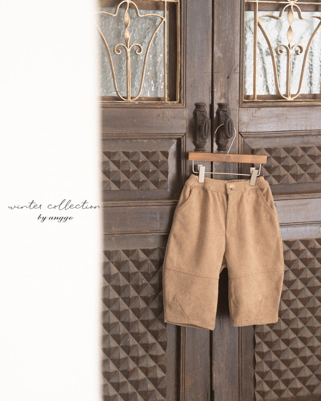 \限時預購/ 韓國童裝  AG25216 Croissant Pants