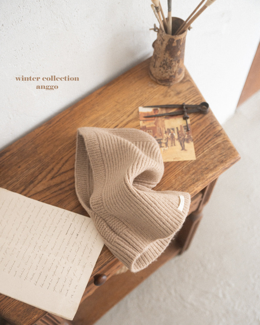 \限時預購/ 韓國童裝  AG25201 Balaclava (Hat and Neck warmer)