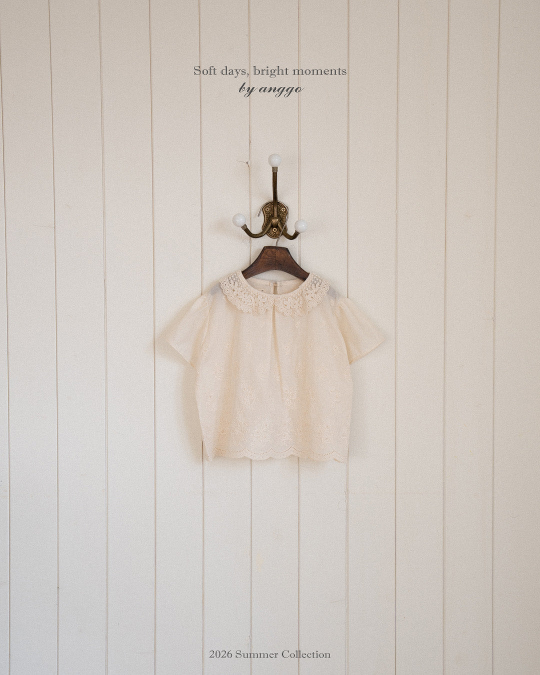 韓國童裝 26夏| AG14 Ricotta Blouse (80-120cm)