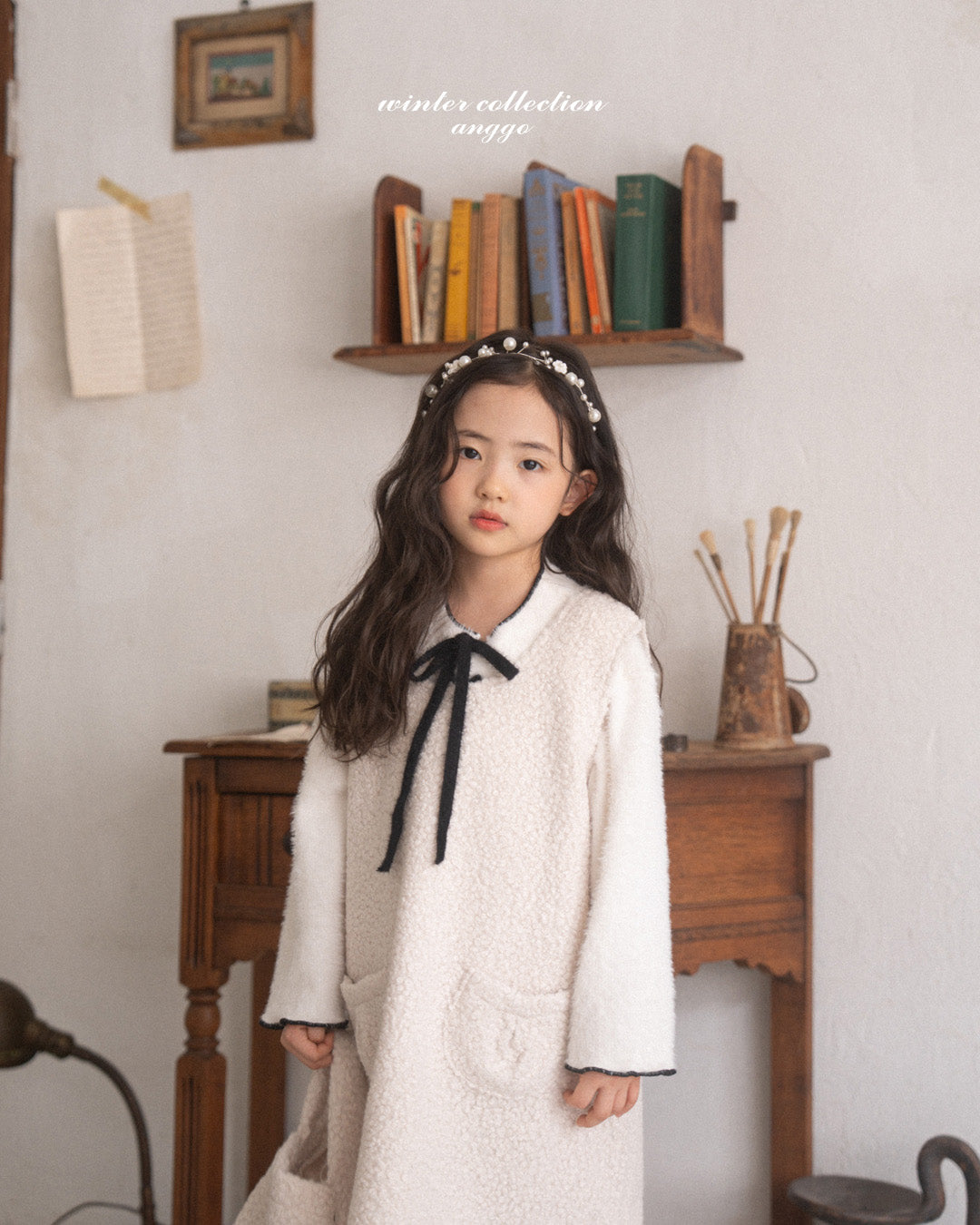 \限時預購/ 韓國童裝  AG25233 Yogurt Dress