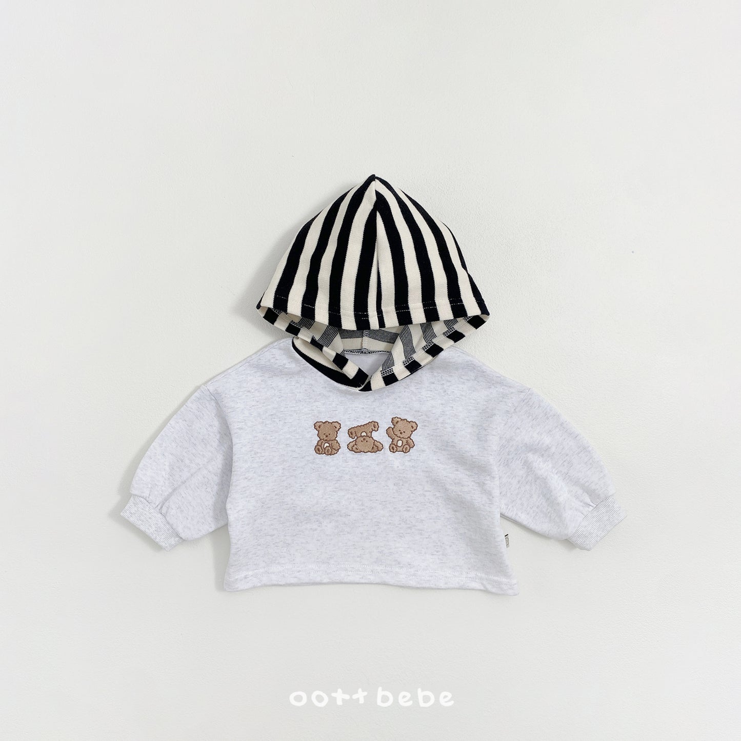 韓國童裝 26SS | OT30 Bear Kids Hoodie (75-120cm)