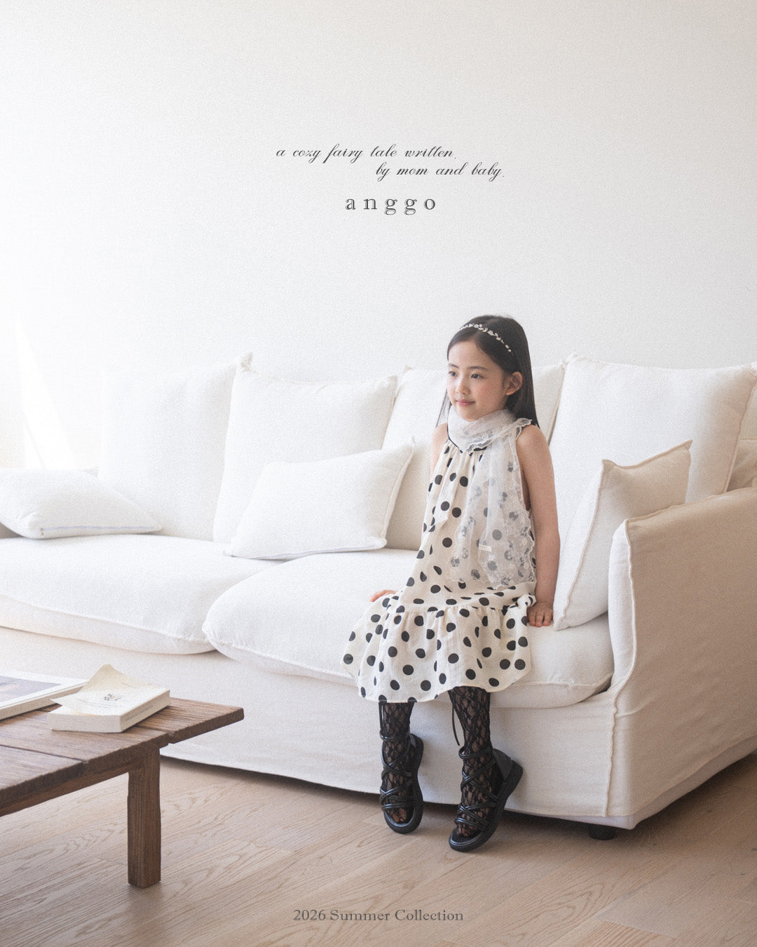 韓國童裝 26夏| AG48 (acc) Swan Scarf