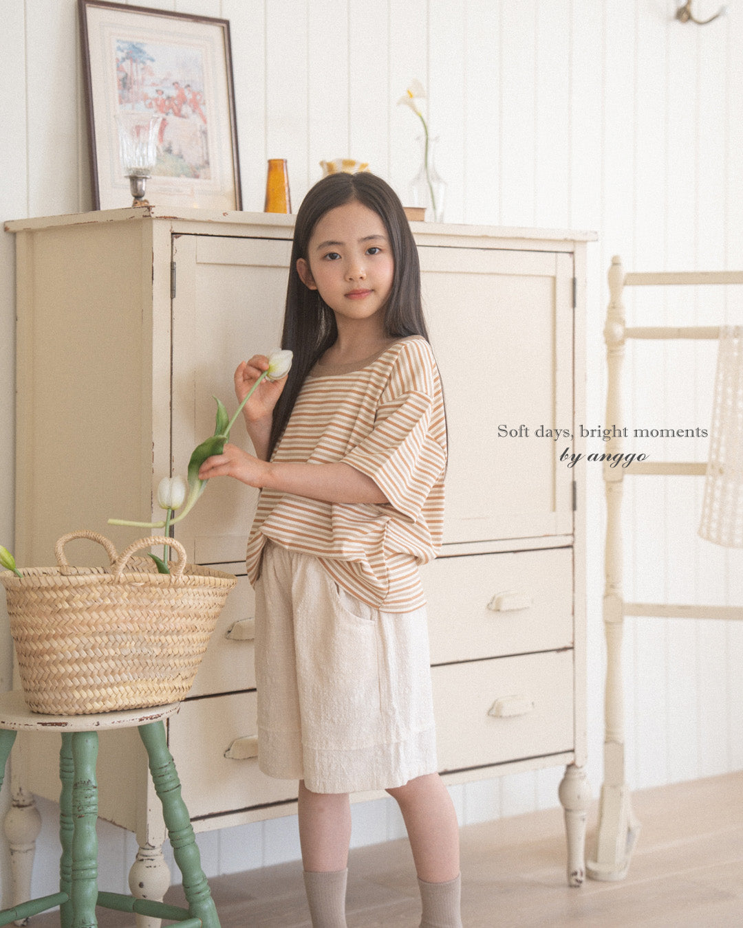 韓國童裝 26夏| AG22 Cheese Pants (80-120cm)