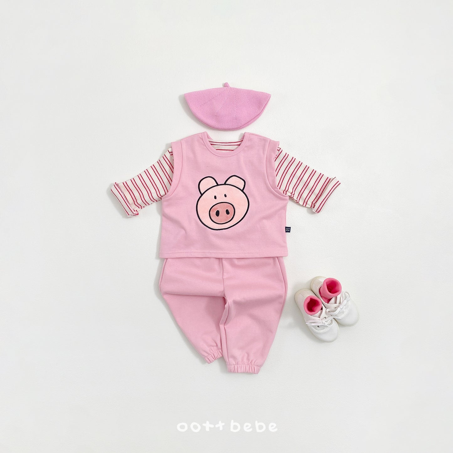 韓國童裝 26SS | OT41 Lucky Friends Kids Vest (75-120cm)