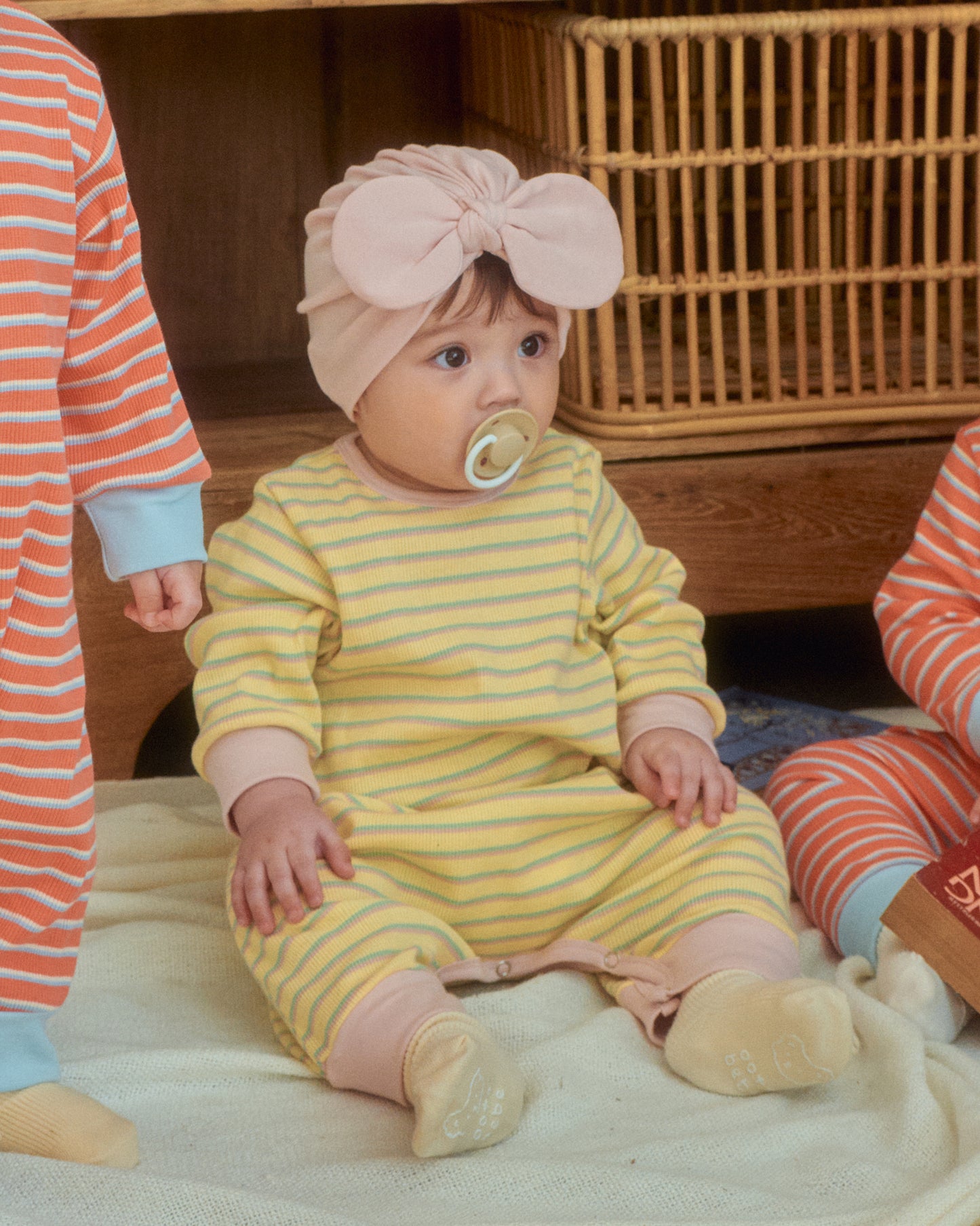 韓國童裝 26SS | OT05 Apollo Stripe Baby Suit (55-75cm)