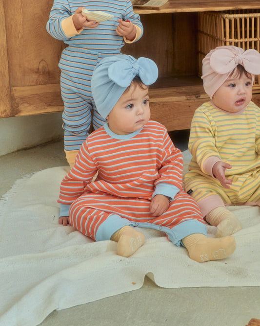 韓國童裝 26SS | OT05 Apollo Stripe Baby Suit (55-75cm)