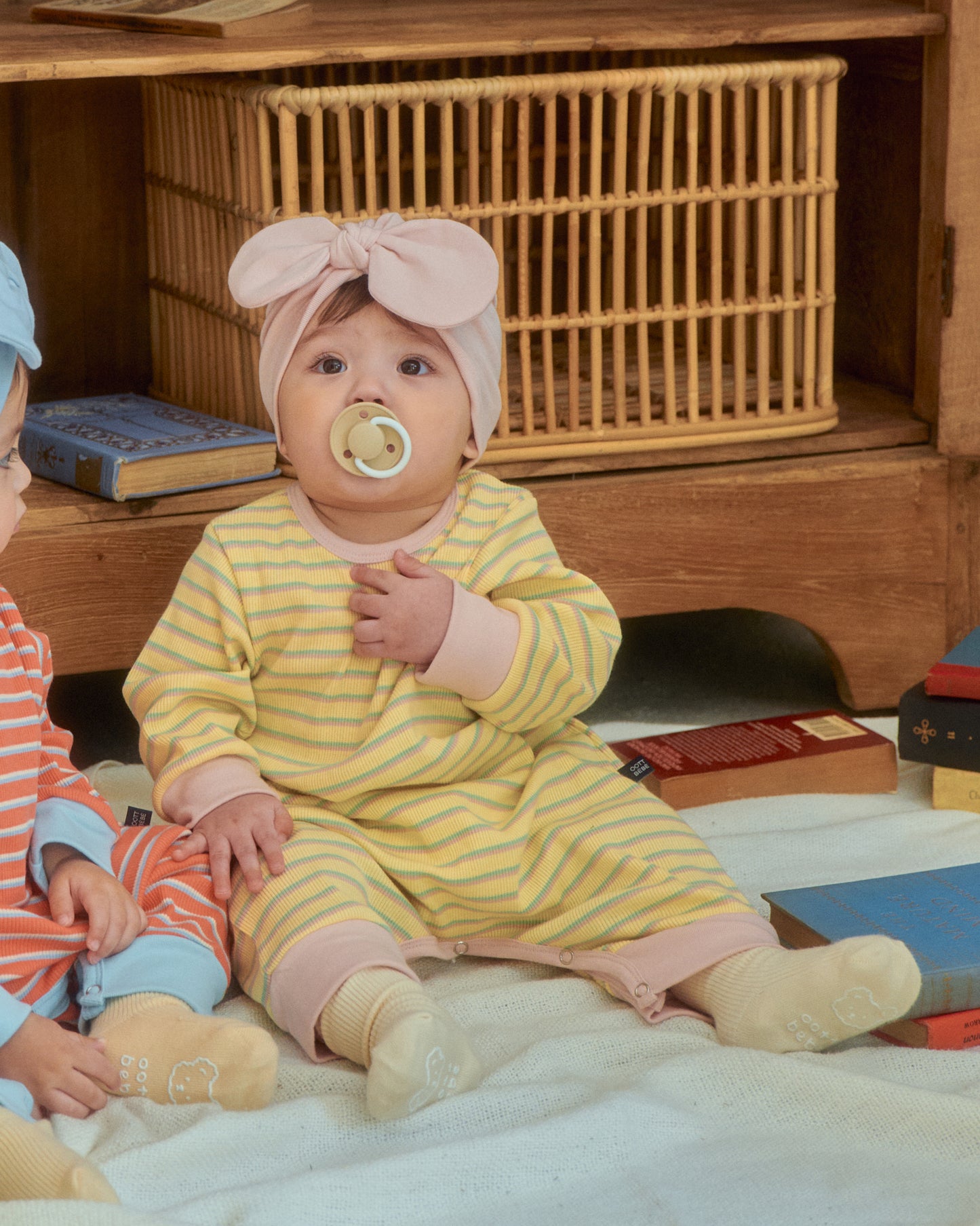 韓國童裝 26SS | OT05 Apollo Stripe Baby Suit (55-75cm)