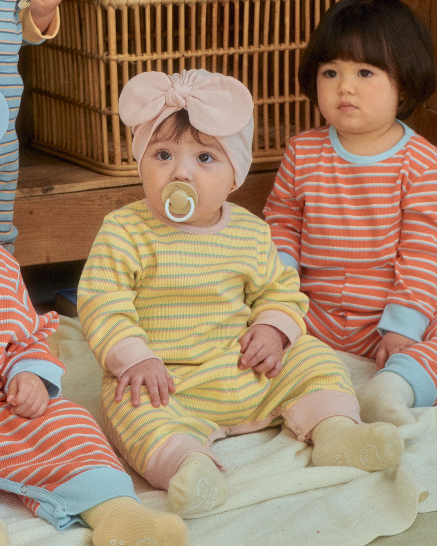 韓國童裝 26SS | OT05 Apollo Stripe Baby Suit (55-75cm)