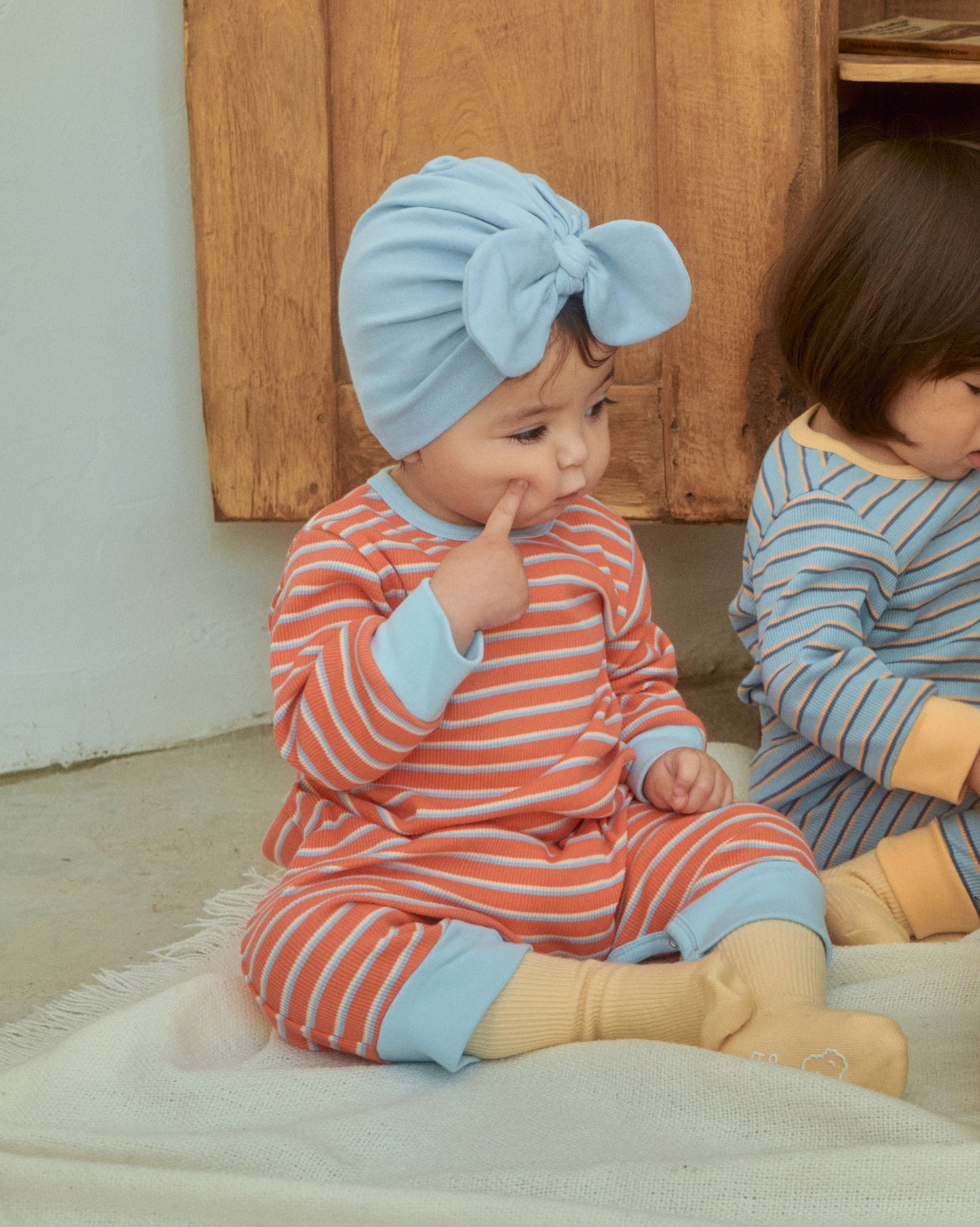韓國童裝 26SS | OT05 Apollo Stripe Baby Suit (55-75cm)
