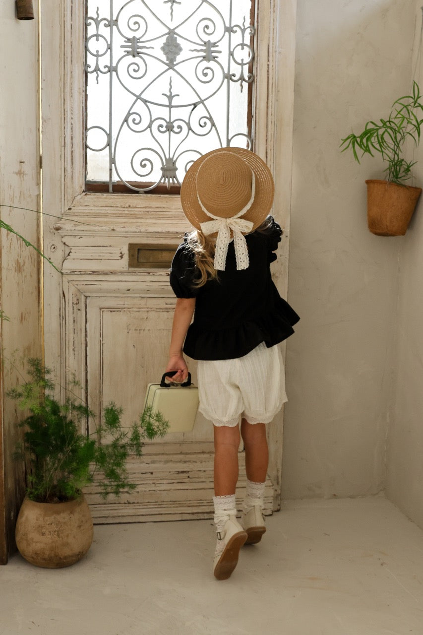 韓國童裝 26夏| FU01 Rennes Blouse 蕾絲襯衫 (90-140cm)