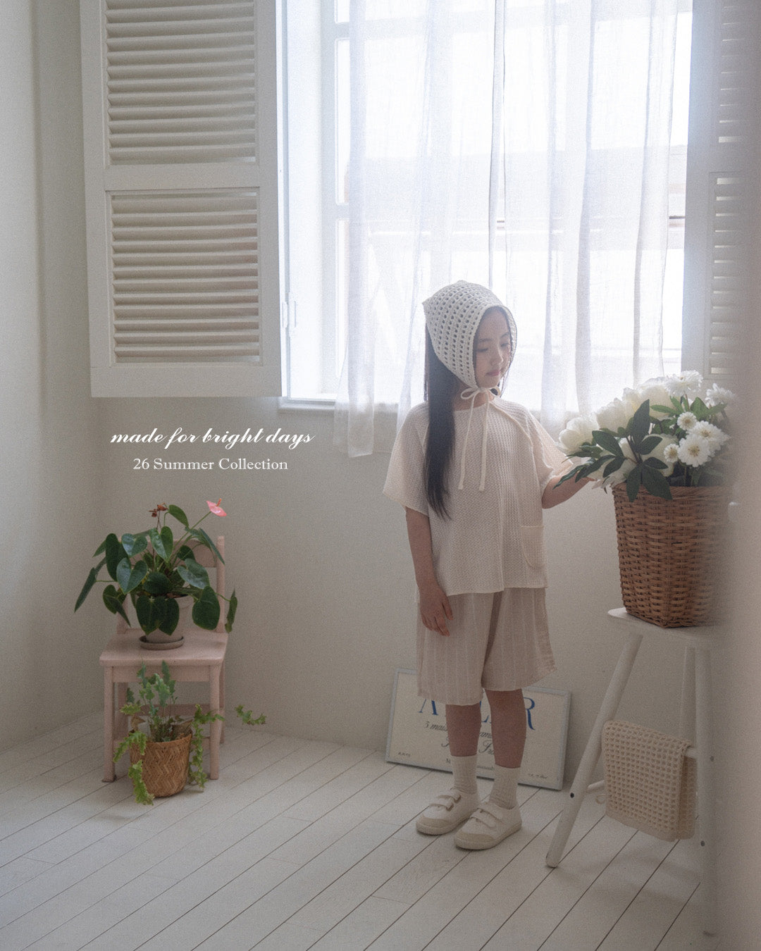 韓國童裝 26夏| AG03 Waffle T-shirt (80-120cm)