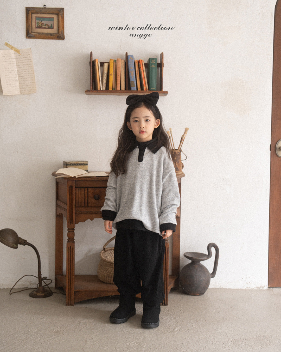 \限時預購/ 韓國童裝  AG25206 Choco Chip Headband