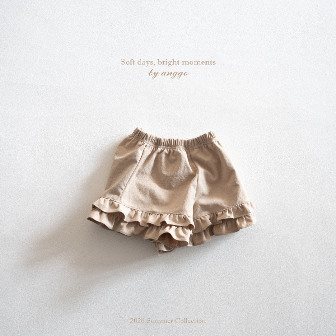 韓國童裝 26夏| AG21 Milk tea Pants (80-120cm)