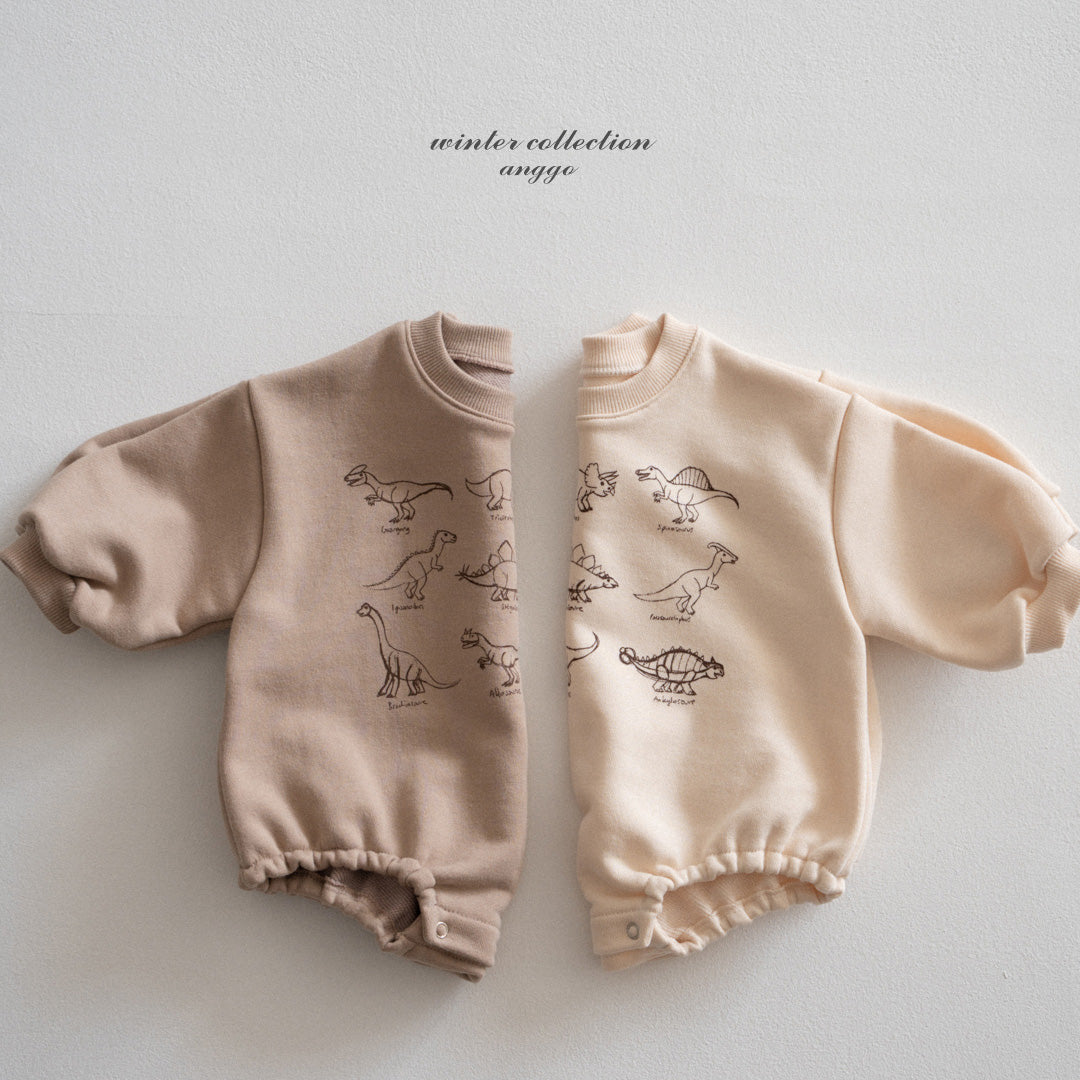 \限時預購/ 韓國童裝  AG25212 Winter Dino Romper