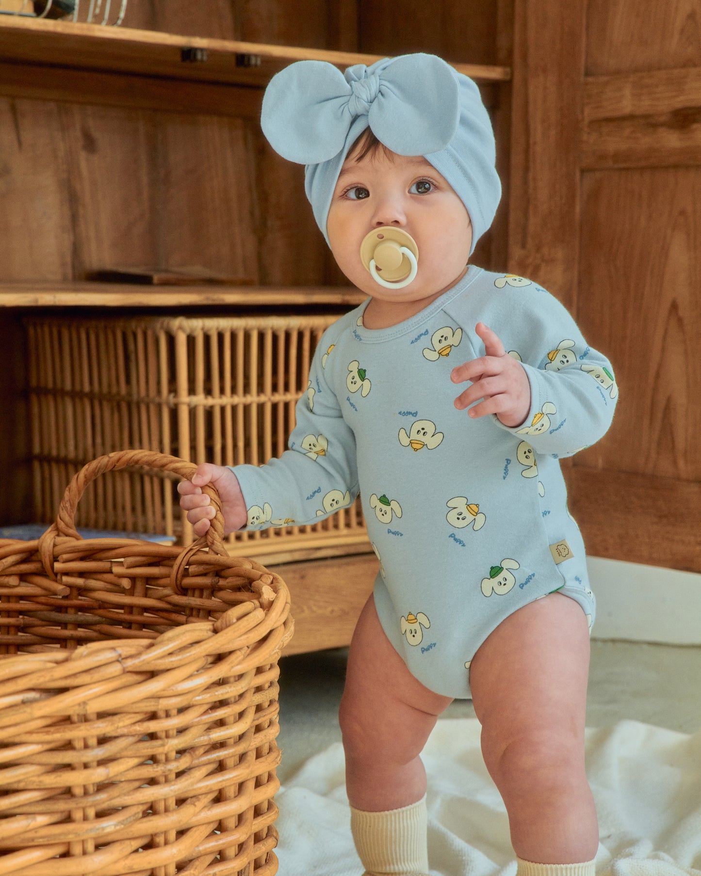 韓國童裝 26SS | OT01 Picnic Baby Suit and Leggings Set (55-75cm)