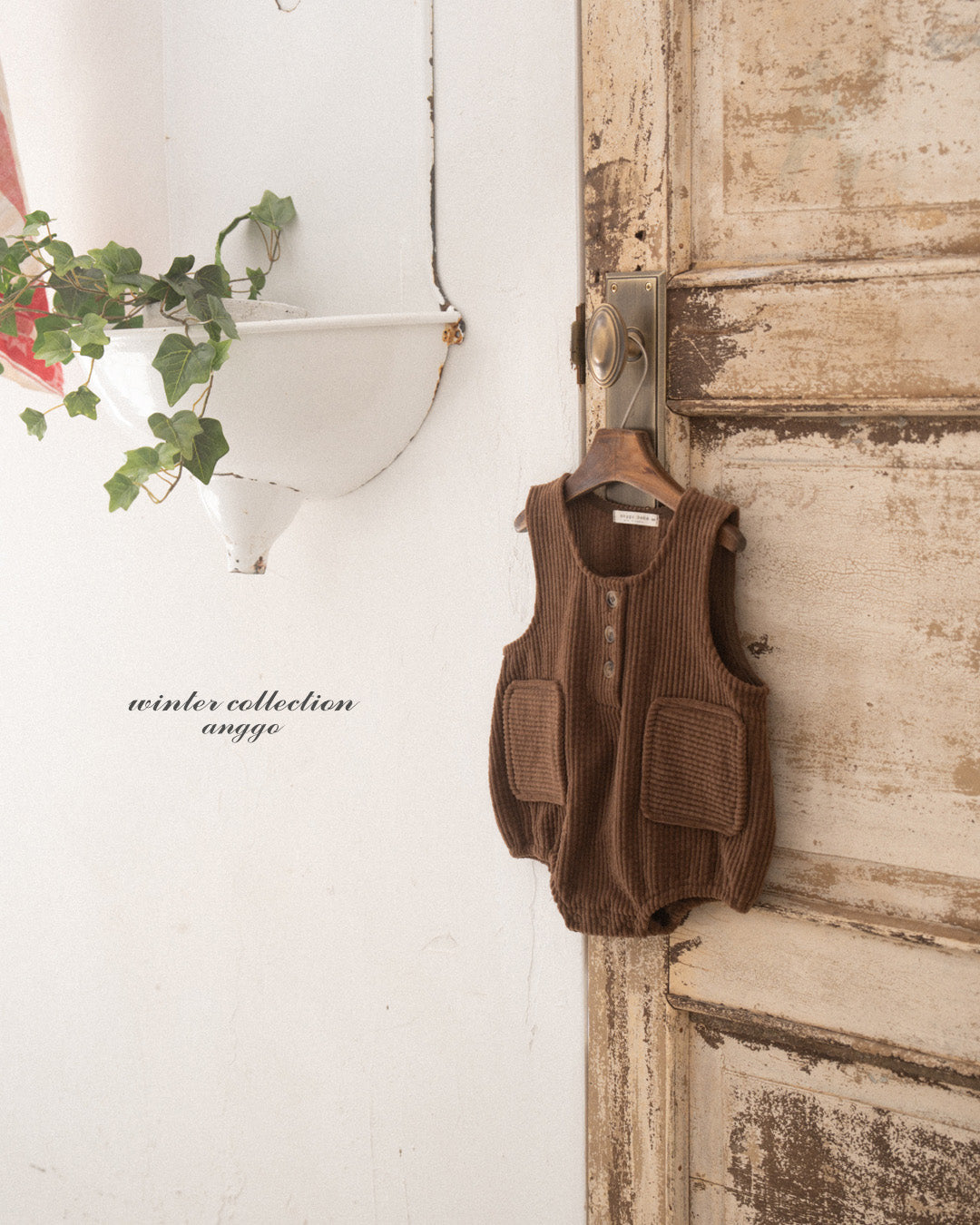 \限時預購/ 韓國童裝  AG25213 Pocky Overall Romper