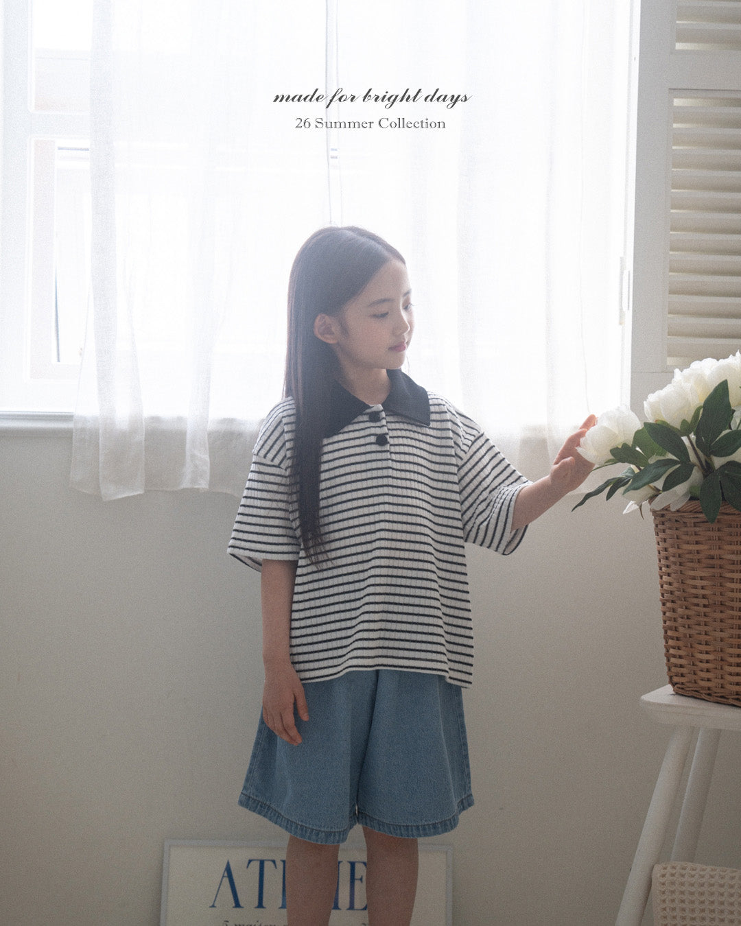 韓國童裝 26夏| AG10 Kit-Kat T-shirt (80-120cm)