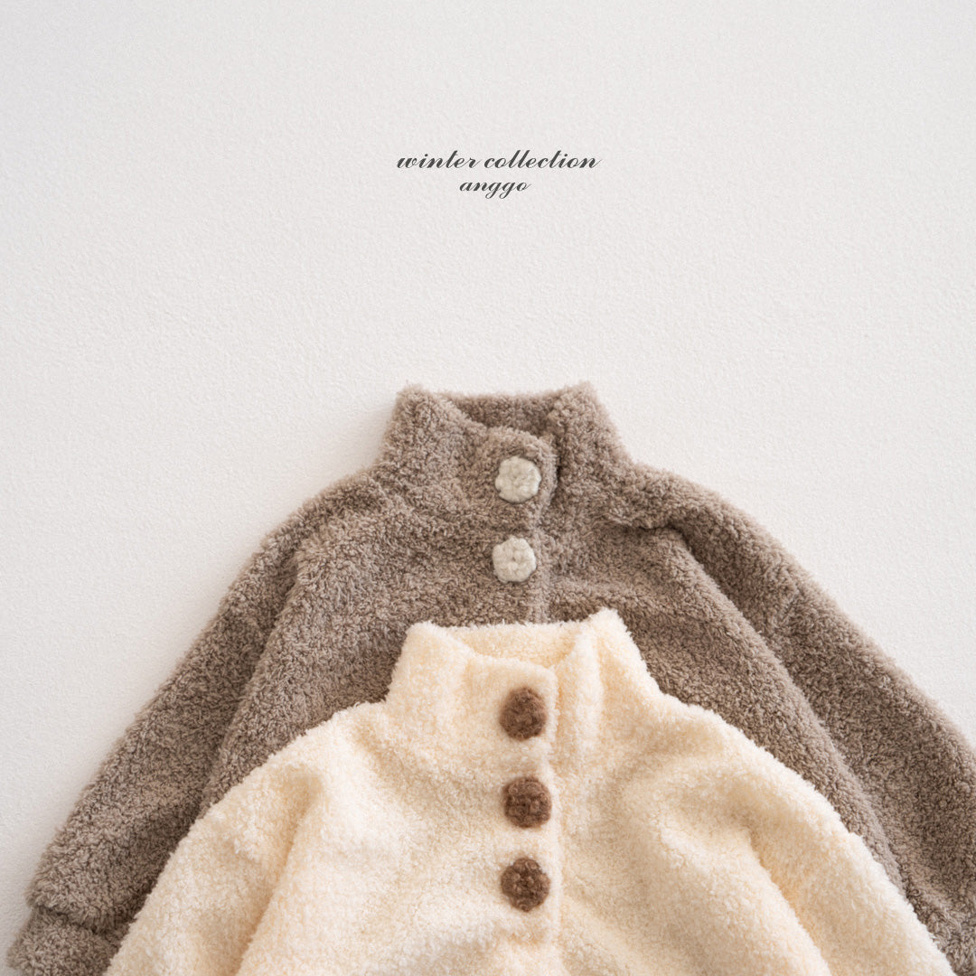 \限時預購/ 韓國童裝  AG25211 Whipped Cream Romper