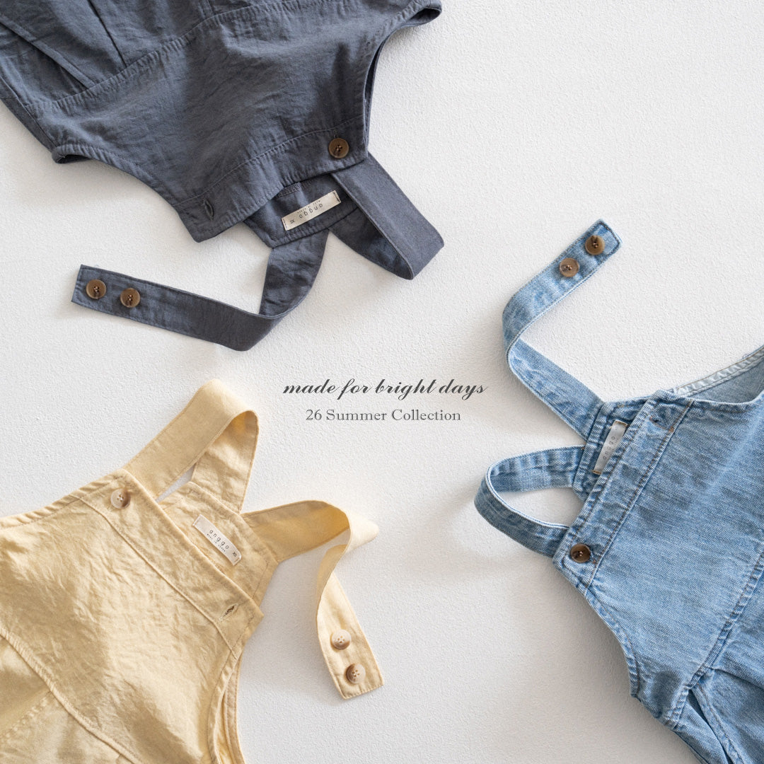 韓國童裝 26夏| AG24 Muffin Overall (80-120cm)