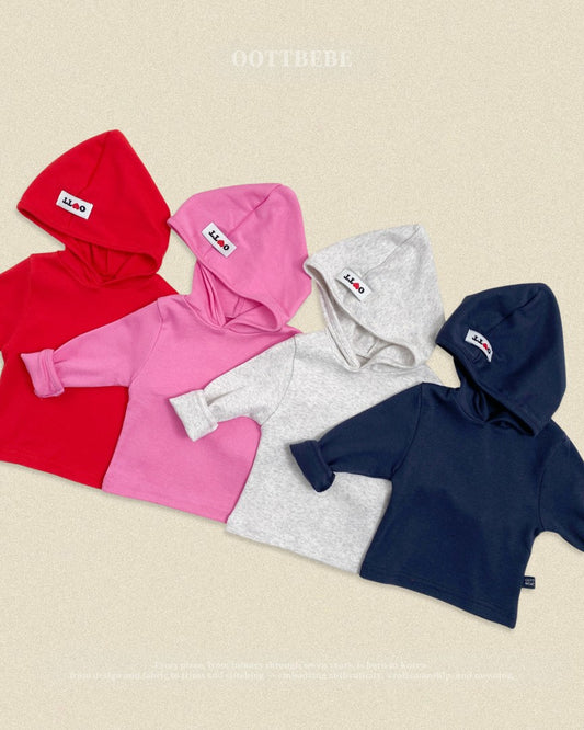 韓國童裝 26秋| OT19 Retro Hooded Polo Tee 上衣