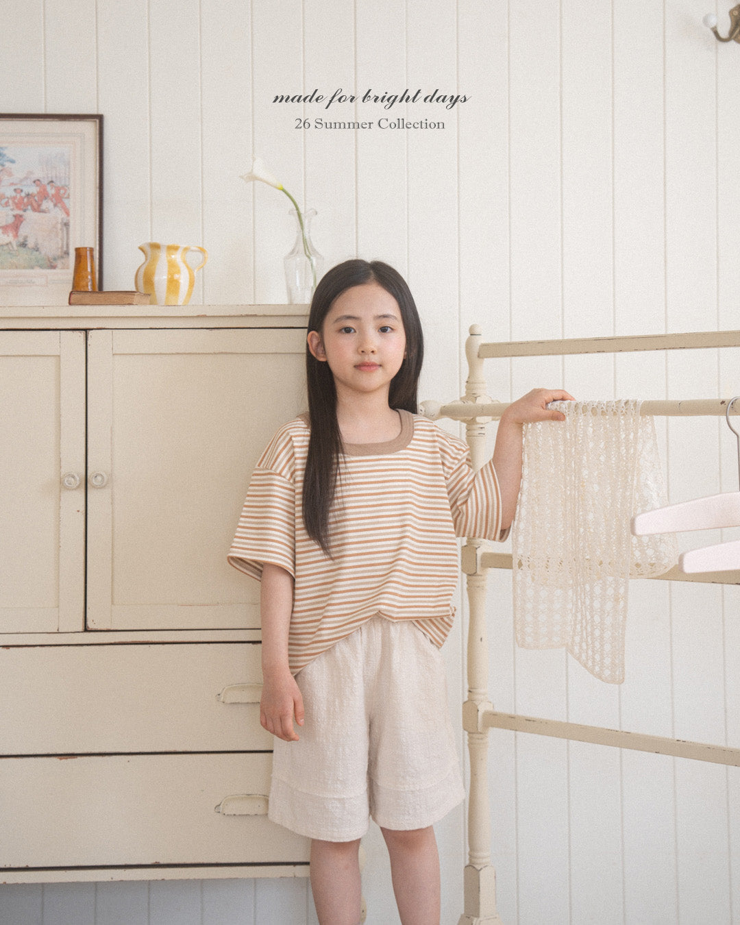 韓國童裝 26夏| AG01 Wafer T-shirt (80-120cm)