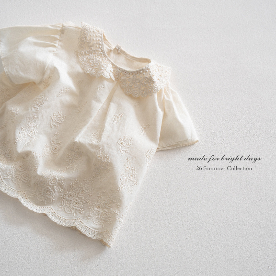 韓國童裝 26夏| AG14 Ricotta Blouse (80-120cm)
