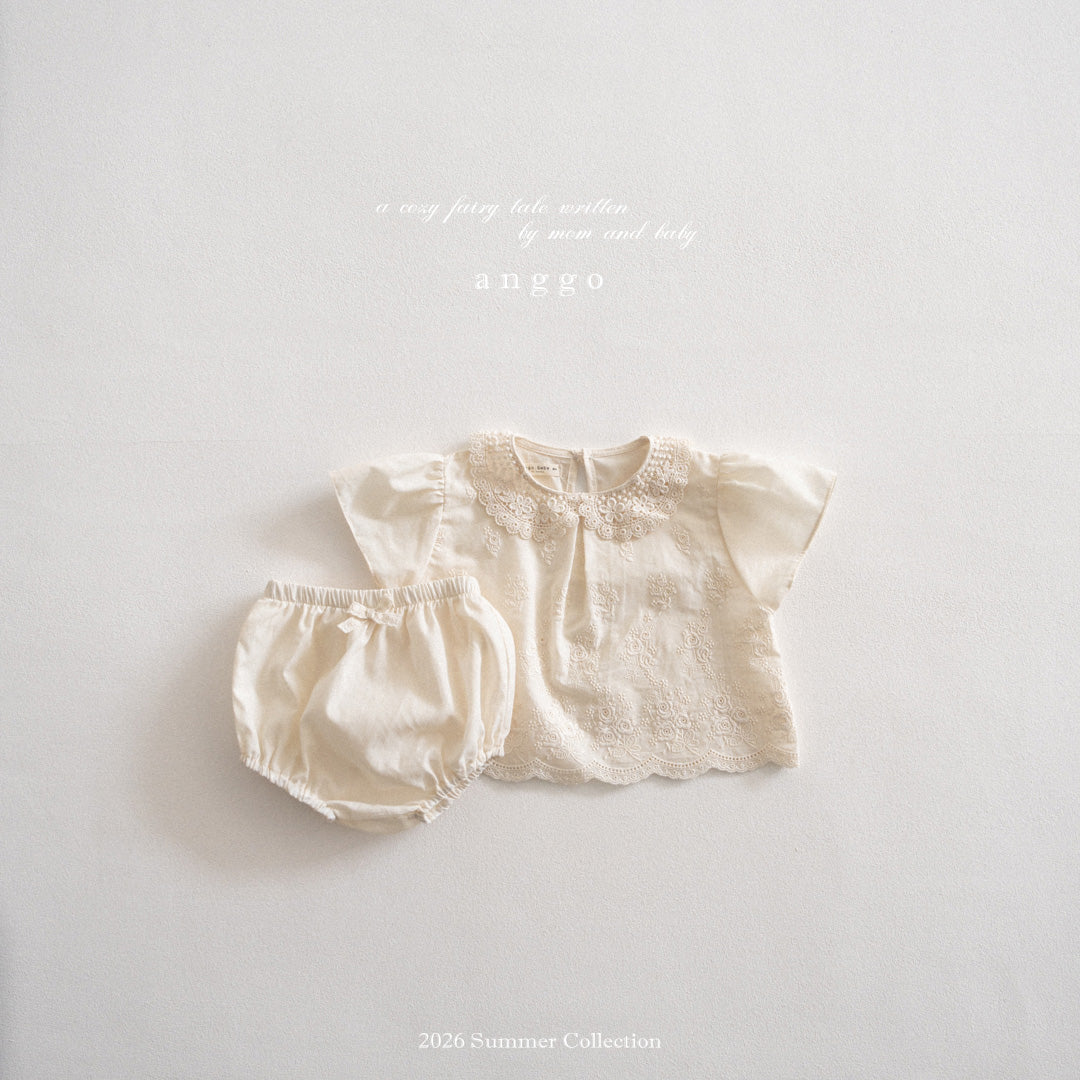 韓國童裝 26夏| AG37 (bebe) Ricotta Set (3-12m)