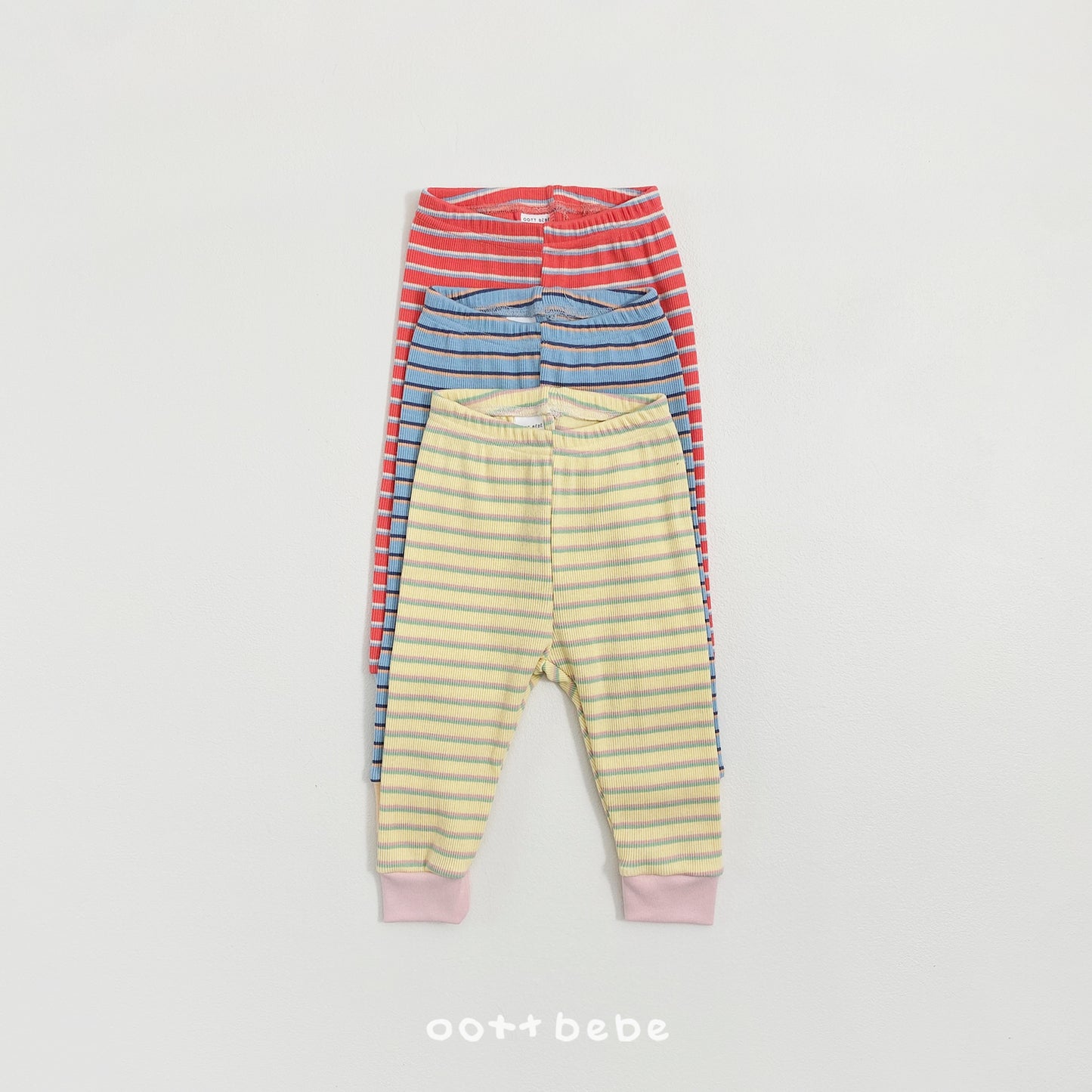 韓國童裝 26SS | OT06 Apollo Stripe Kids Top and Bottom Set (75-120cm)