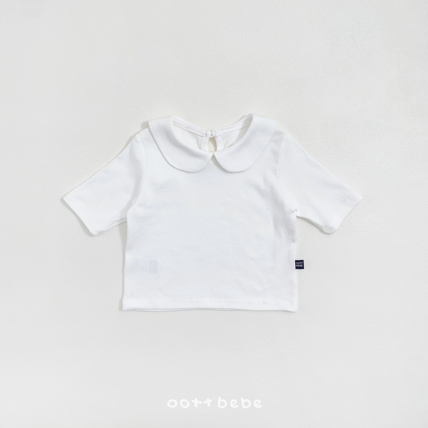 韓國童裝 26SS | OT02 6/4 sleeve Collar Tee (75-120cm)