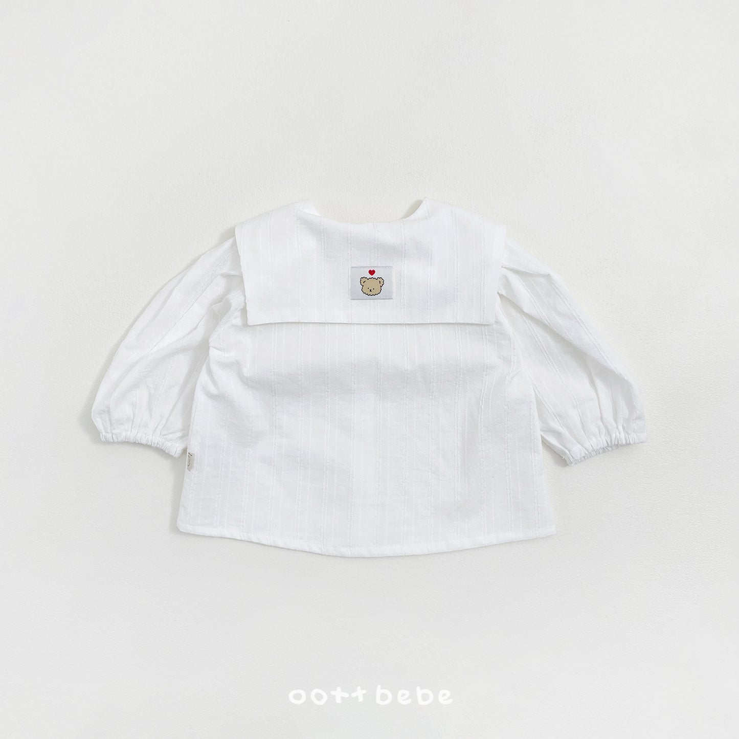 韓國童裝 26SS | OT44 Airy Collar Blouse (75-120cm)