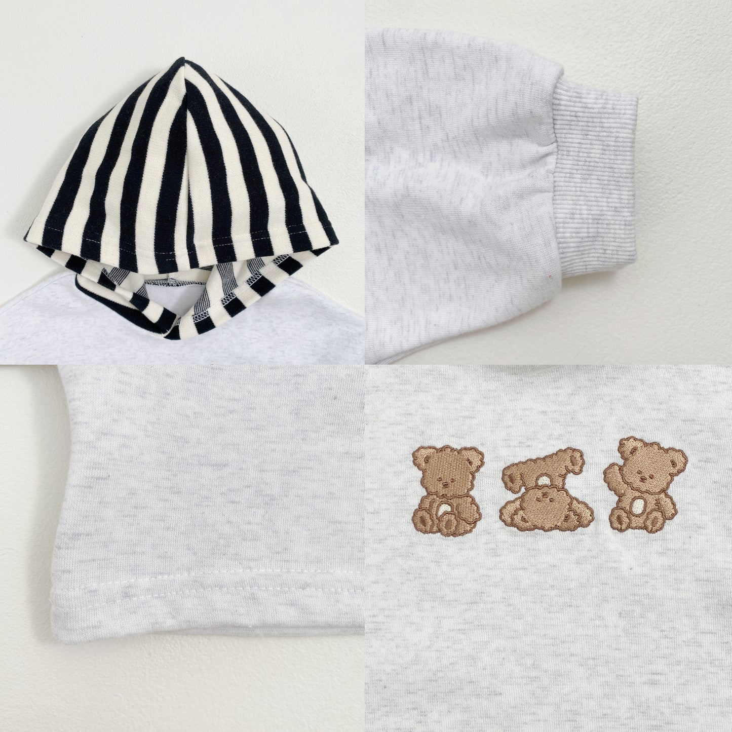 韓國童裝 26SS | OT30 Bear Kids Hoodie (75-120cm)