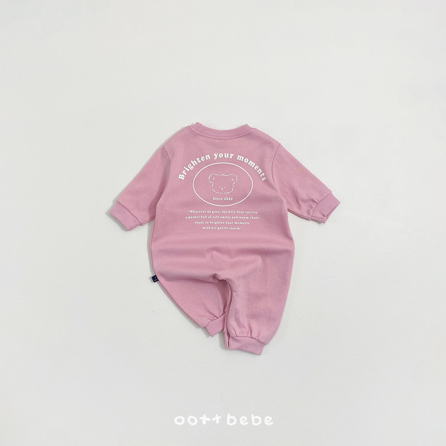 韓國童裝 26SS | OT29 親子裝 | Minimal Bear Baby Romper (55-75cm)
