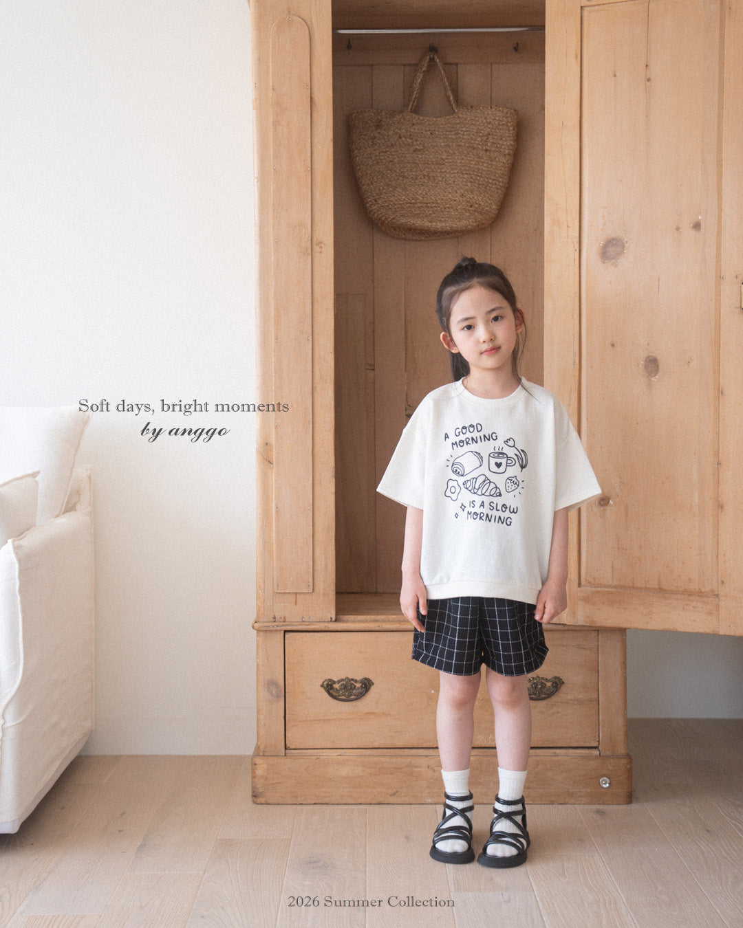 韓國童裝 26夏| AG06 Morning Sweatshirt (80-120cm)