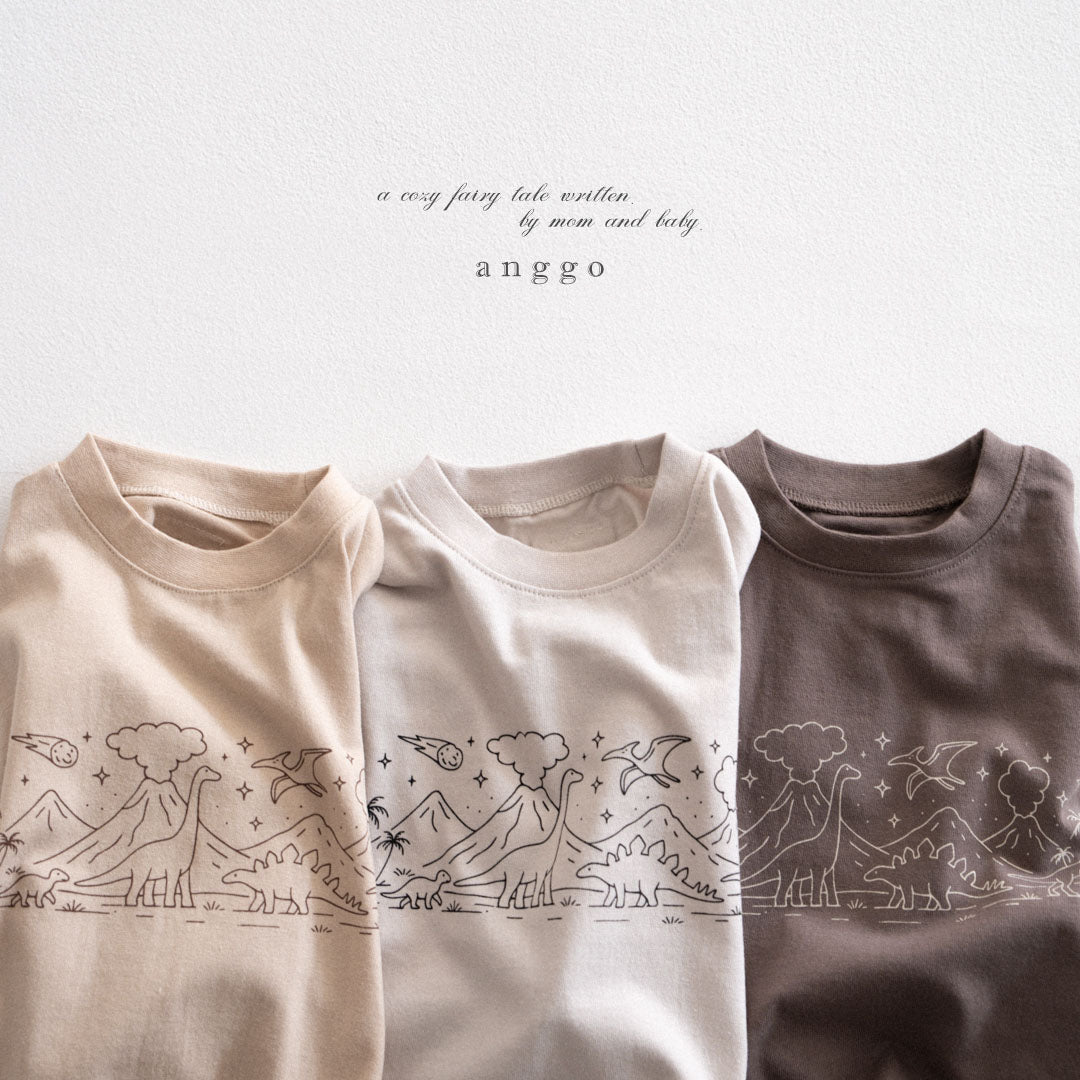 韓國童裝 26夏| AG02 Jurassic T-shirt (80-120cm)